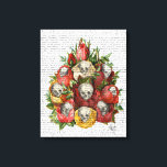 ブーケスカル キャンバスプリント<br><div class="desc">ファッションと比喩</div>