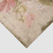 ブーケデバラ元帳デコページの白いバラ 薄葉紙 (詳細)