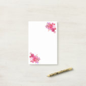 ブーケバラ花 ポストイット (デスク上)