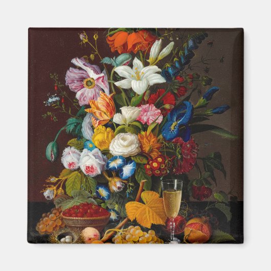 ブーケビクトリアン、1850年～1855年セヴェリン・ローゼン マグネット (正面)