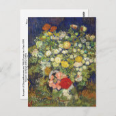 ブーケフラワーズファンゴッホファインアートスチルライフ ポストカード (正面/裏面)