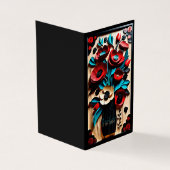 ブーケフローラフォークアートスタイル悔やみや弔慰サンキューC (外部)