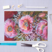 ブーケポピーフラワーズデコパージュ 薄葉紙 (クラフト)