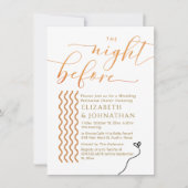 ブーケミニマルはInvitatiの前の夜のスクリプト 招待状 (正面)