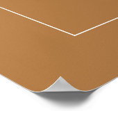 ブーケラインアートゴールデンロッドイエロー ポスター (角)