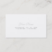 ブーケ名刺 名刺 (裏面)