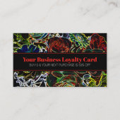 ブーケ概要営業ロイヤリティパンチカード 予約カード (正面)