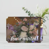 ブーケ結婚の招待状 招待状 (スタンド正面)