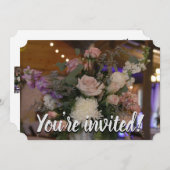 ブーケ結婚の招待状 招待状 (正面/裏面)