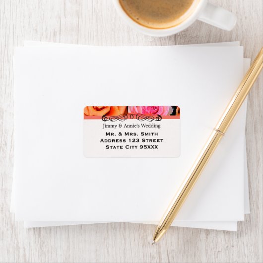 ブーケ結婚ス ラベル (インサイチュ)