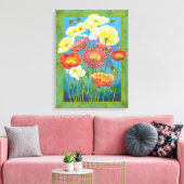 ブーケ縁どインI キャンバスプリント (インサイチュ (リビング))