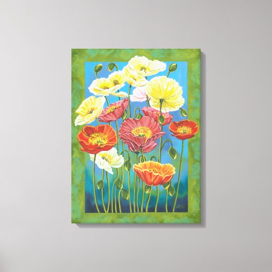 ブーケ縁どインI キャンバスプリント (正面)