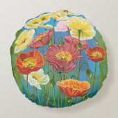 ブーケ縁どインI ラウンドクッション (裏面)