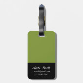 ブーケ縁どインI ラゲッジタグ (裏面縦)