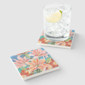 ブーケ縁どインII ストーンコースター (横)