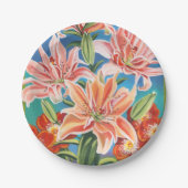 ブーケ縁どインII ペーパープレート (正面)