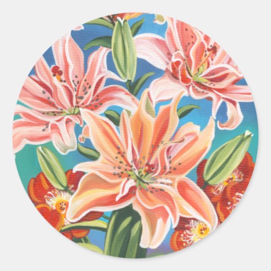 ブーケ縁どインII ラウンドシール (正面)