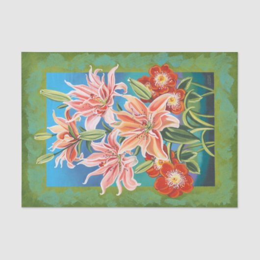 ブーケ縁どインII 薄葉紙 (正面)