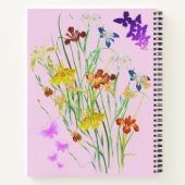 ブーケ花 ノートブック (裏面)