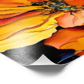 ブーケ鮮やか：カラーのクローズアップお祝い フォトプリント            (角)