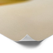 ブーケ黄色の水仙の写真 ポスター (角)