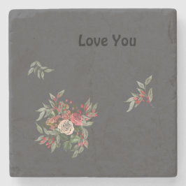 ブーケ・オブ・バラ・ストーン・コースター ストーンコースター