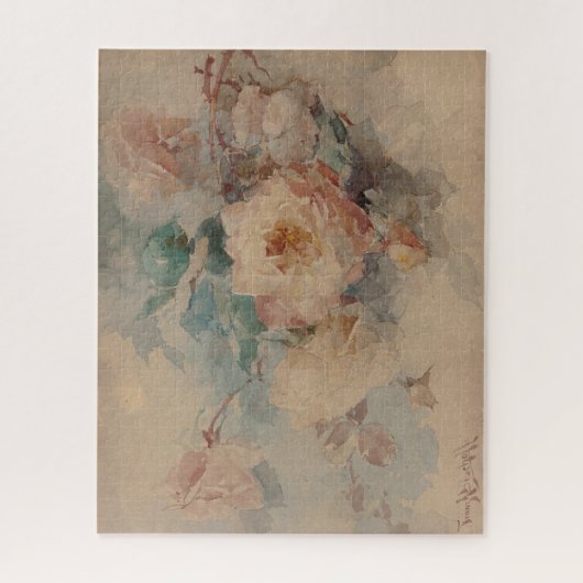 ブーケ・オブ・バラ- Franz Bischoff ジグソーパズル (縦)