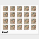 ブーケ・オブ・バラ- Franz Bischoff スクエアシール (シート)
