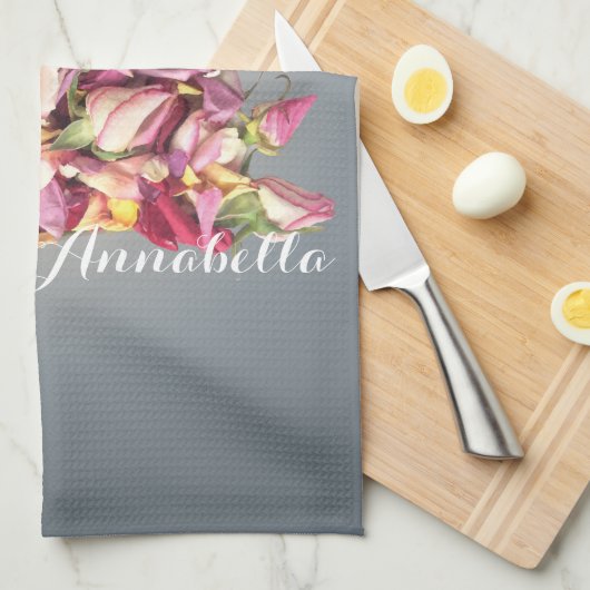 ブーケ キッチンタオル (四つ折り)