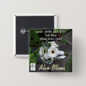 ブーケ 缶バッジ (正面&裏面)