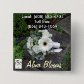 ブーケ 缶バッジ (正面)