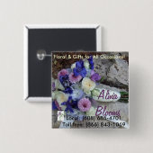 ブーケ 缶バッジ (正面&裏面)