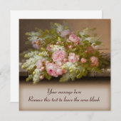 ブーケCC0159お祝い 招待状 (正面/裏面)