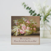 ブーケCC0159お祝い 招待状 (スタンド正面)