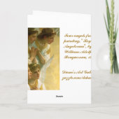 ブーゲラウの天使のクリスマス シーズンカード (裏面)