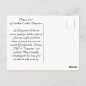 ブーゲラウズピエタ ポストカード (裏面)