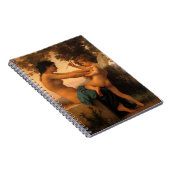 ブーゲローによってキューピッドから身を守る少女 ノートブック (右側)