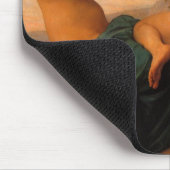 ブーゲローによってキューピッドから身を守る少女 マウスパッド (コーナー)