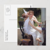 ブーゲローの「仕事中断」 ポストカード (正面/裏面)