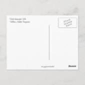 ブーゲローの「仕事中断」 ポストカード (裏面)