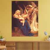 ブーゲロークラシックの絵画:天使の歌 キャンバスプリント (インサイチュ (リビング))