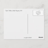 ブーゲロー著「青春」 ポストカード (裏面)