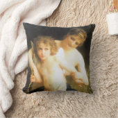 ブーゲロー・キューピッドの女性 クッション (ブランケット)