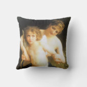 ブーゲロー・キューピッドの女性 クッション (裏面)