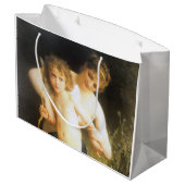 ブーゲロー・キューピッドの女性 ラージペーパーバッグ (裏面アングル)