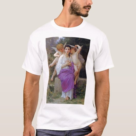 ブーゲロー・キューピッドの女性 Tシャツ (正面)