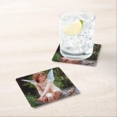 ブーゲロー・キューピッド スクエアペーパーコースター (インサイチュ)