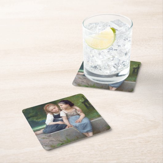 ブーゲロー・シスターズ スクエアペーパーコースター (インサイチュ)