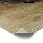 ブーゲロー – 小さな羊飼いの娘 ポスター (角)