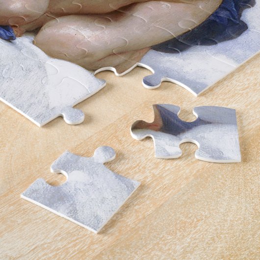 ブーゲロー， "最初のキス" ジグソーパズル (側面)